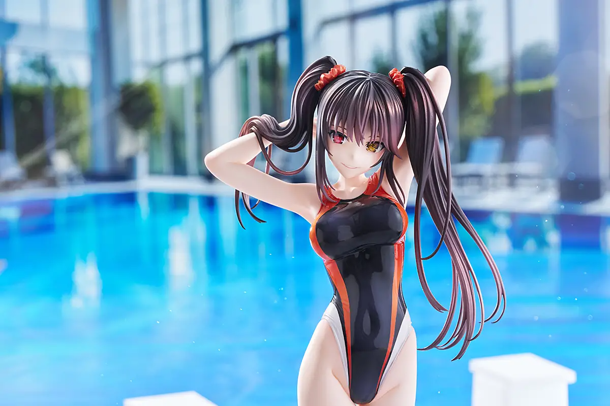 Figurine Kurumi Tokisaki Ver. Competitive Swimsuit de Date A Live par AMAKUNI